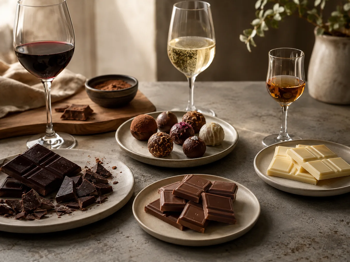 Ghép rượu vang với chocolate: cách chọn theo từng loại