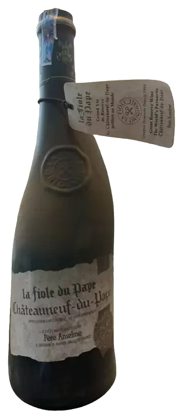 Rượu vang Pháp Brotte La Fiole du Pape Père Anselme Châteauneuf-du-Pape - Vang cổ vẹo