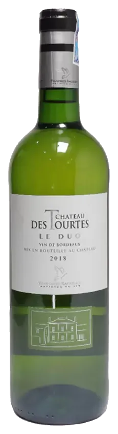Rượu vang Pháp Château des Tourtes Le Duo Blanc
