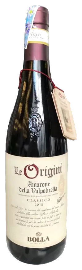 Rượu vang Ý Bolla Le Origini Amarone della Valpolicella Classico Riserva