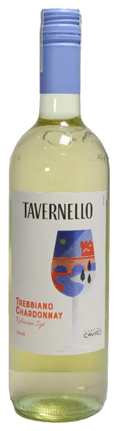 Rượu vang Ý Tavernello Rubicone Trebbiano-Chardonnay